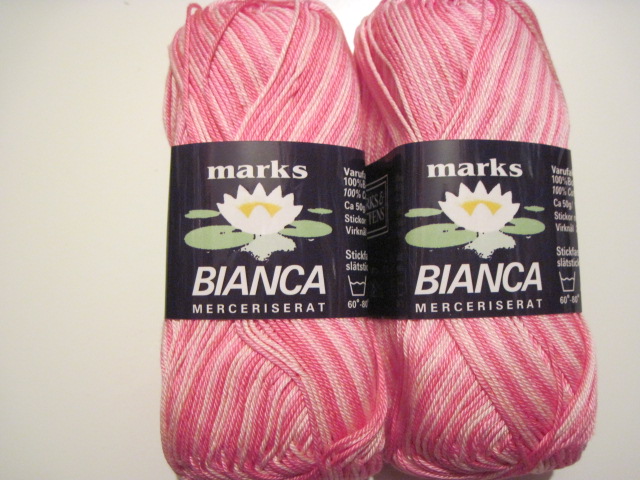 M&K Bianca ombre rosa Stickmaskan