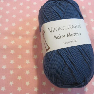 Viking garn Baby Merino Blå