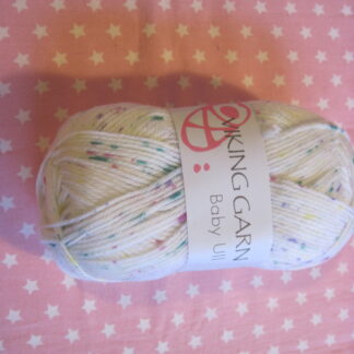 Vikinggarn Baby ull nr 304 vit botten