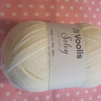 Voolis Soley sockgarn  Vit