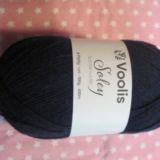 Voolis Soley sockgarn Marin blå