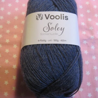 Voolis Soley sockgarn jeansfärgat 4 tråd