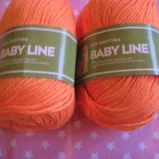 Baby blandgarn 50gr 0range